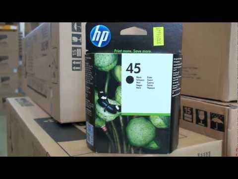 Hewlett Packard (HP) HP 51645A (Nr. 45), juoda kasetė rašaliniams spausdintuvams video