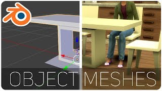 Creating a Basic CC Object | The Sims 4 Tutorial (Meshing & Texturing)