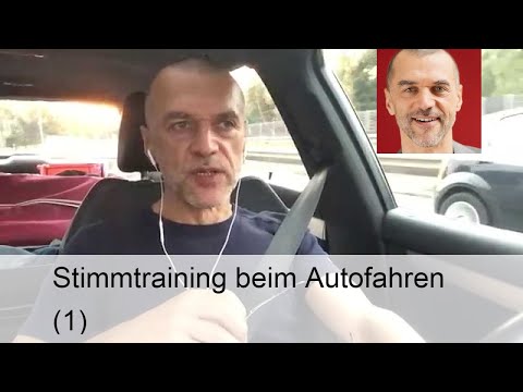 Stimmtraining beim Autofahren (1): Stimme aufwärmen