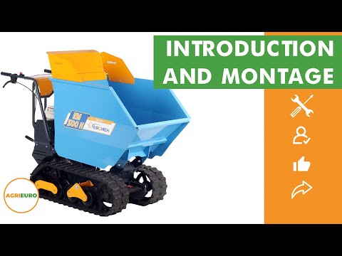 Presentation and assembly of the EuroMech EM500H-Dumper - crawler wheelbarrow