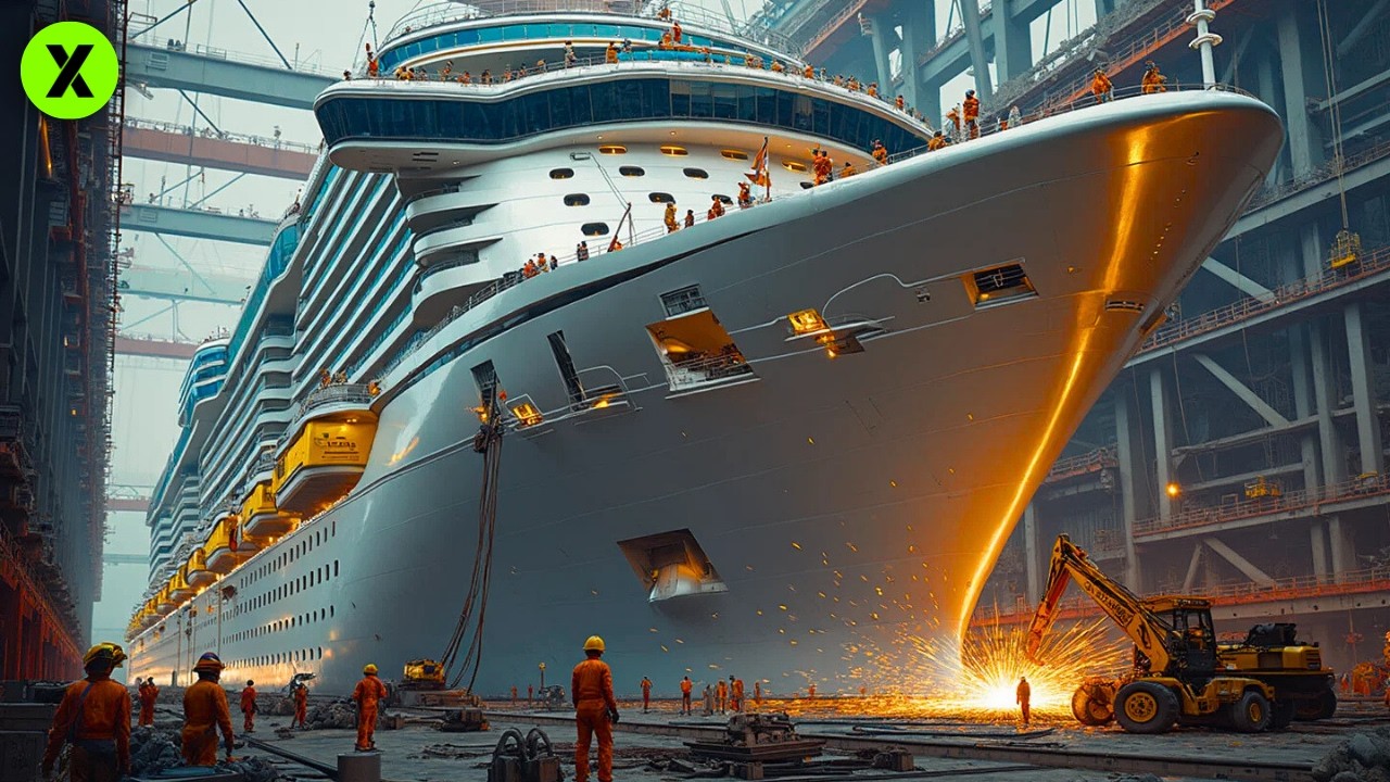 AMAZING How the LARGEST CRUISE SHIP in the WORLD is BUILT 🛳️ THIS IS HOW A CRUISE SHIP IS BUILT