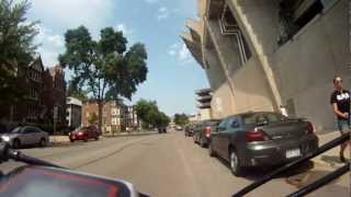 preview picture of video 'UW Madison via bike Union South Camp Randall Mills Street GOPRO1041.MP4'