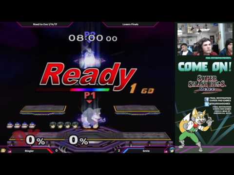 Road to Evo 1/14/17 - Ringler (DK) vs. Smile (Marth) - SSBM Losers Finals
