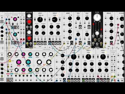 VCV Rack Day 1 // modular synthesis first try!