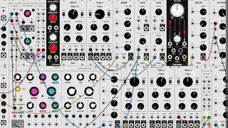 VCV Rack Day 1 // modular synthesis first try!