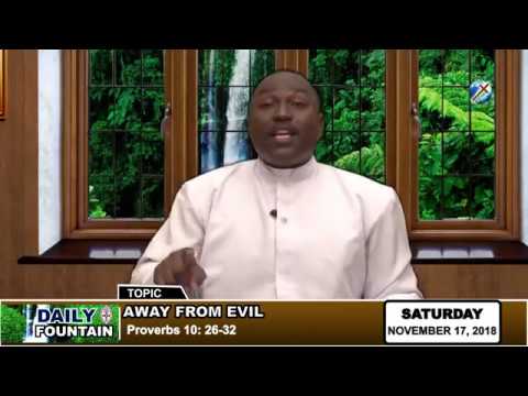 DAILY FOUNTAIN OF NOVEMBER 17, 2018 - REV’D CANON EMMANUEL O. AMAJE