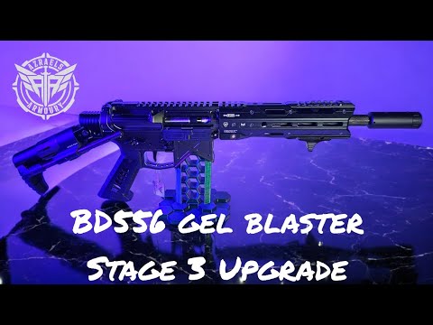Ultimate Stage 3 Upgrade: BD556 Gel Blaster Shooting at 43 RPS | Azraels Armoury