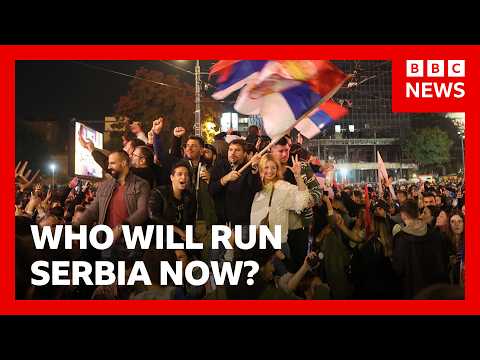 What’s next for Serbia’s student movement after election victory? | BBC News