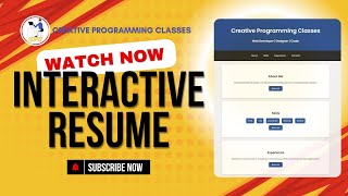 🚀 Interactive Resume Using HTML, CSS & JavaScript | Stand Out! 💻✨| #WebDesign #ResumeWebsite #coding