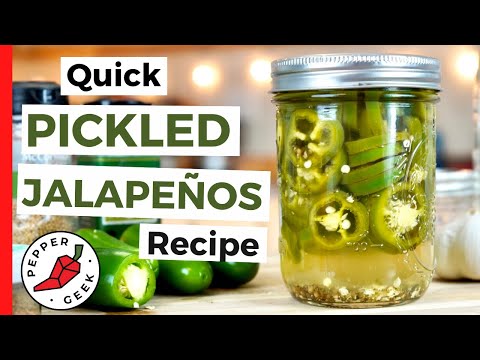 Pickled Jalapeños - Quick and Easy Recipe - Pepper Geek