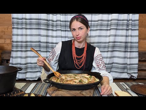 Amazing meat rolls with wild mushrooms. Recipe from mountain Ukrainian village
