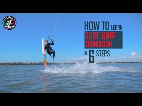 6 Steps How To Learn Surfboard Jump Transition (in Kiteboarding)