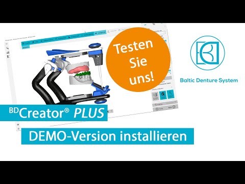 DEMO Version BDCreator® PLUS | #BalticDentureSystem