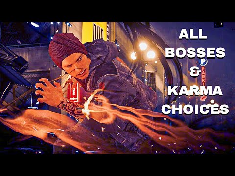 inFAMOUS Second Son - All Boss Fights & Karma Choices + Both Endings