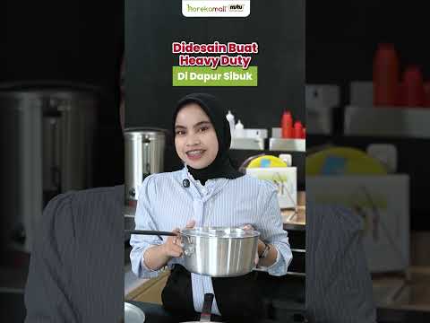 Sauce Pot Aluminium Panci Professional Chef Cooking Pot | Mutu SCP-25AL on Youtube