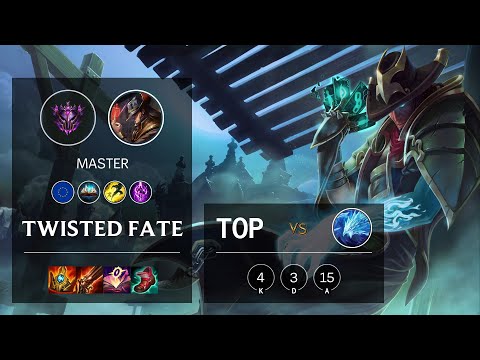 Twisted Fate Top vs Anivia - EUW Master Patch 11.3