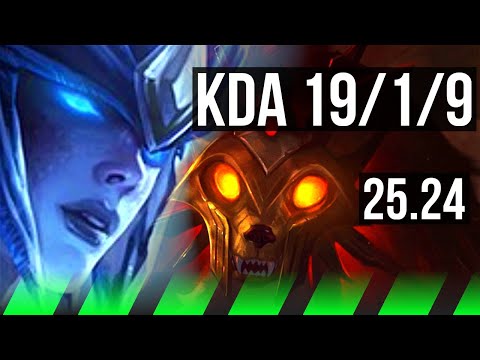 SHYVANA vs KINDRED (JGL) | Good KDA: 19/1/9, 46K damage | TR Grandmaster | 25.24