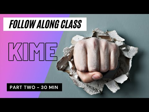 30 Minute Follow Along Karate Class Kime Part 2