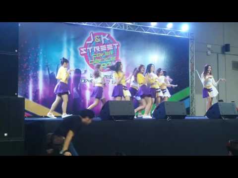 "Super mango" covered "Bang+Wee Woo"(Pristin) at Siam square1@JK street cover dance 2017