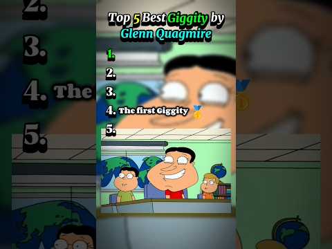 Top 5 Best Giggity by Glenn Quagmire #ranking #top5 #familyguy #petergriffin #shortvideo #shorts