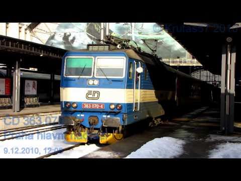 ČD 363.070 - Praha hl. n., 9.12.2010