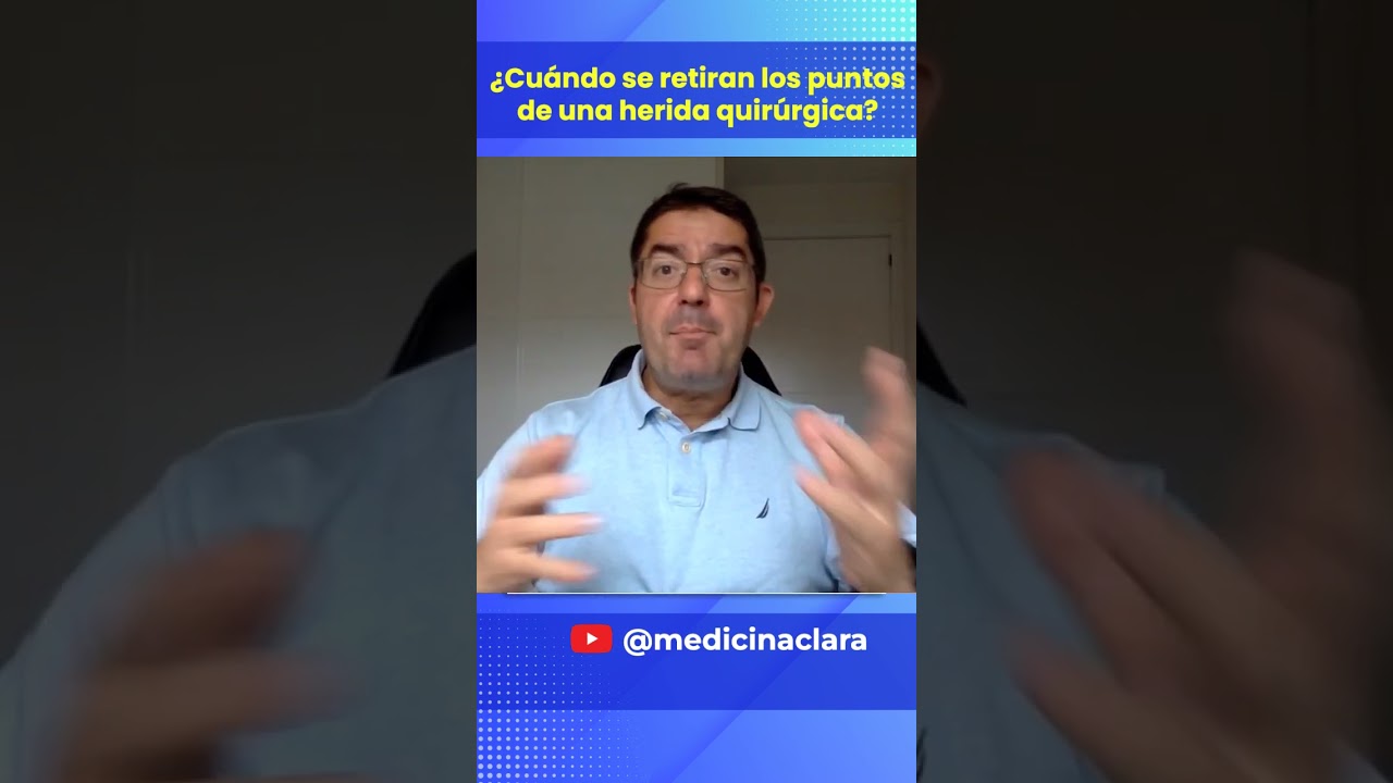¿Cuándo se quitan los puntos de una herida quirúrgica? | #hernia #cicatrizacion #herida