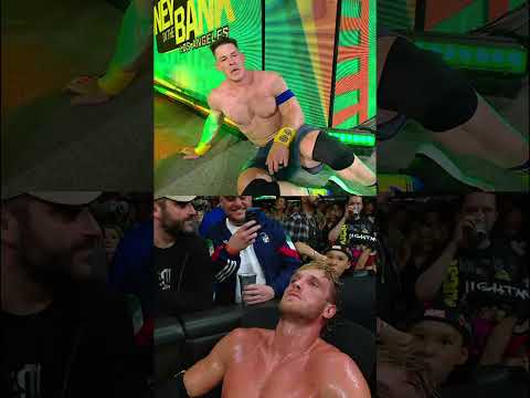 The agony of defeat for John Cena and Logan Paul... 😅