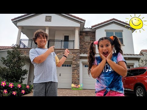 MARIA CLARA Y JP EN SU NUEVA CASA Y UNA RULETA MÁGICA! Maria and JP in her new home