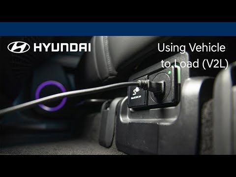 Using Vehicle to Load (V2L) | Hyundai