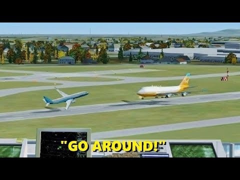 "WRONG RUNWAY!" Pilot Error in Flight Simulator X (Multiplayer ATC)