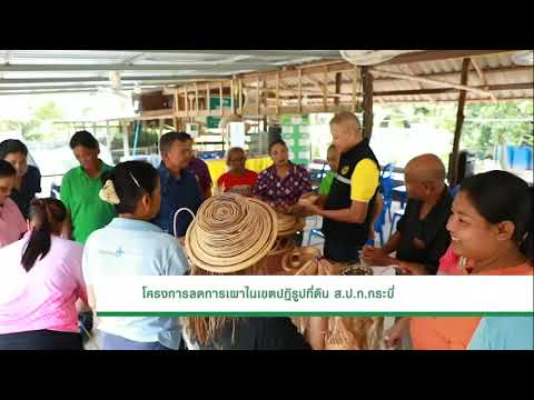 บ้านบางนุ้ยรวมใจ ลดเผาในเขตปฏิรูปที่ดิน ส.ป.ก.กระบี่
