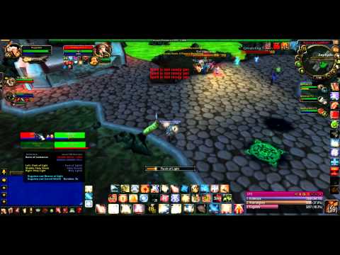 Holy Paladin + Destro Warlock + Arms Warrior 2's Team (vs Disc Priest + Arms Warrior + Mark Hunter)