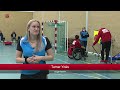 Mensen met een visuele beperking maken kennis met sport in Lelystad