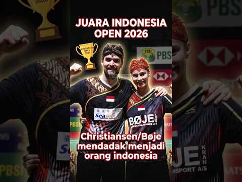CHRISTIANSEN-BØJE MENDADAK JADI ORANG INDONESIA #badminton #badmintonlovers #bulutangkis