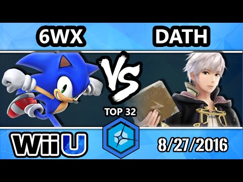 Shine 2016 Smash 4 - Circa | 6WX (Sonic) Vs. EVB | Dath (Robin) SSB4 Winners Quarters - Smash Wii U