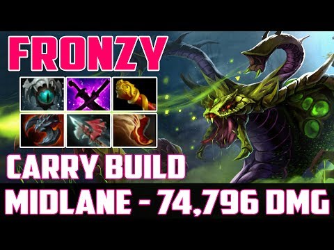 Fronzy [Venomancer] | solo Mid | 30 kills and 74K DMG | Dota 2 Gameplay 2017