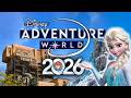 Disney Adventure World RIDES ATTRACTIONS 2026 Disneyland Paris Resort