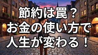 節約は罠？お金の使い方で人生が変わる！