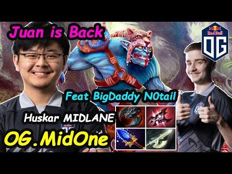 Juan is Back | OG Midone [Huskar] MIDLANE Insane Right Click Feat Notail Dota 2 pro Gameplay