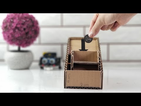 Build Personal Bank Saving Coin from Cardboard