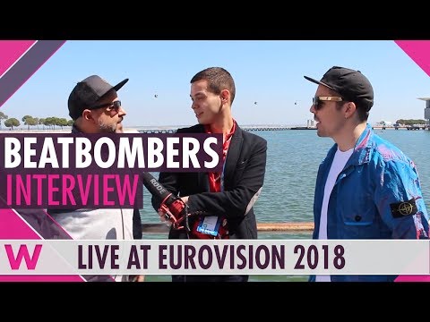 Beatbombers | Eurovision 2018 grand final  (INTERVIEW)