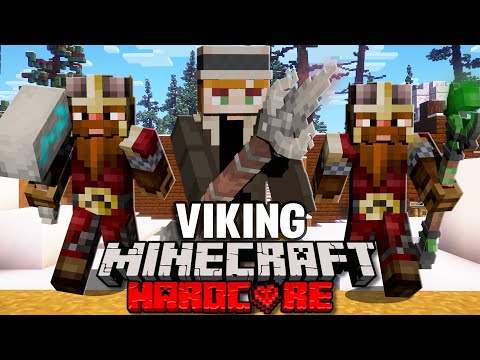 100 Players Simulate Minecraft's Viking HUNGER GAMES