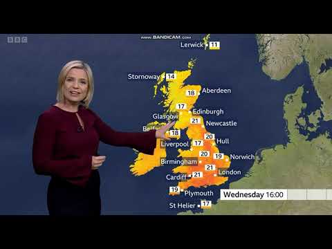 (HD) Sarah Keith-Lucas BBC Weather May 23rd 2023 - 60 fps