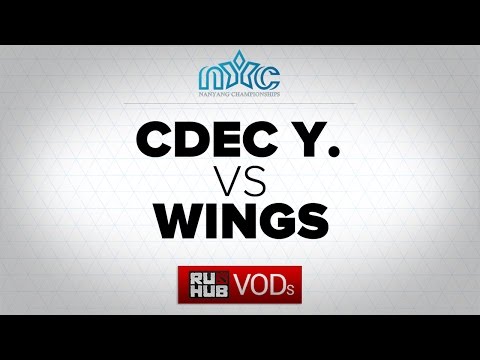 CDEC Y. vs Wings ,Nanyang S2 LAN Finals, game 2
