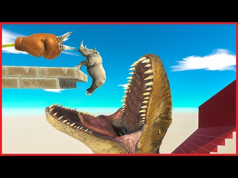 IF YOU got CAUGHT, YOU will FALL IN DEEP PIT - Animal Revolt Battle Simulator