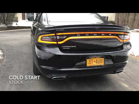 Borla S-Type Catback on a 2015 Dodge Charger SXT (V6)