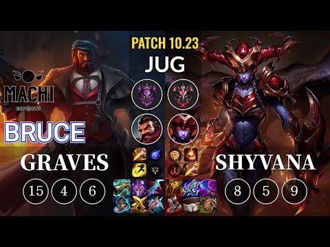 MCX Bruce Graves vs Shyvana Jungle - KR Patch 10.23