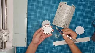 Wedding Invitations Cricut diy svg cut files templates Silhouette Cameo  Laser Cut dxf antique lace