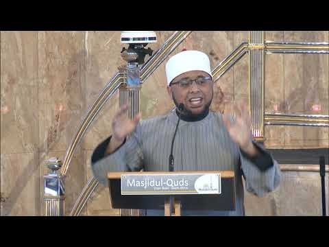 Jummah at Masjidul Quds - Ismail Abrahams  The Sacred Anchor of Nabi Ebrahim (AS) Faith.