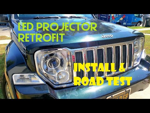 LED Projector Headlight Retrofit for 2008-2012 Jeep Liberty KK